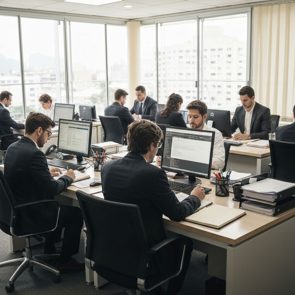 Equipe Auxilio Direto trabalhando